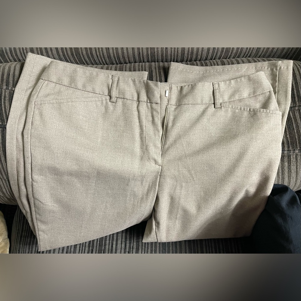 Worthington Women’s Cropped size 10 light brown business casual office pants